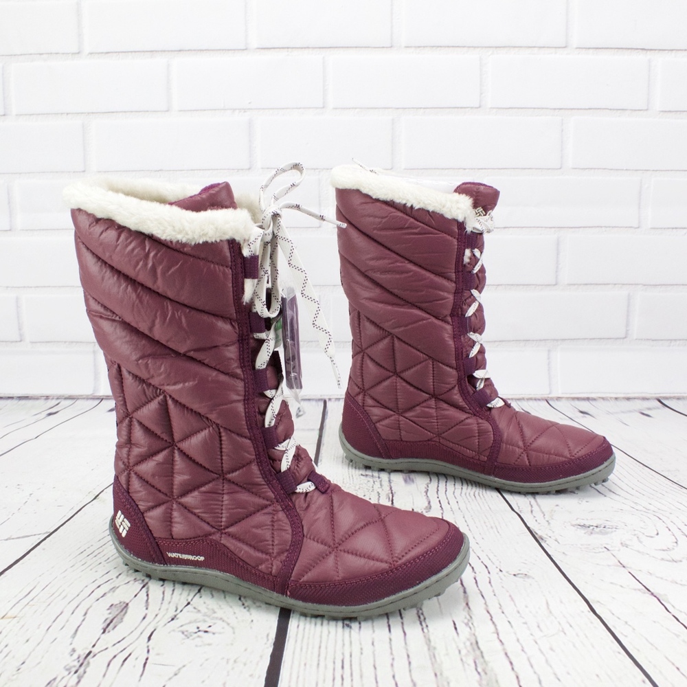 NEW BOX Columbia Powder Summit II Mid Purple Boots - Picture 5 of 8